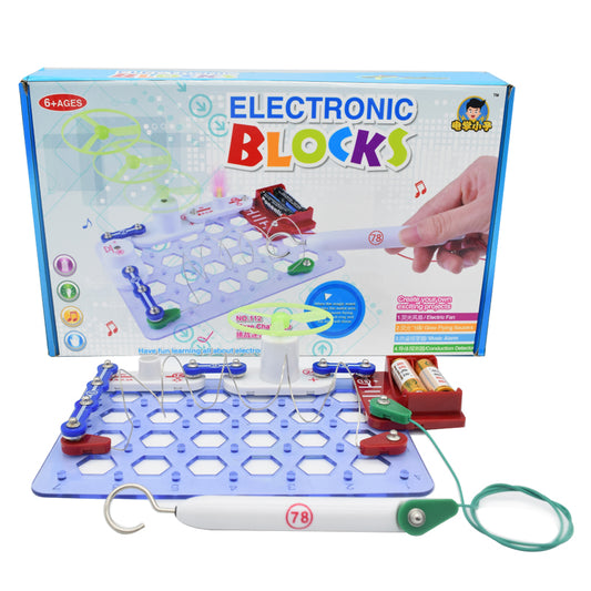 Integrated Circuit Electronic Blocks Science Education Toy Creative Physics Experiment Technology Learning Toys for Children